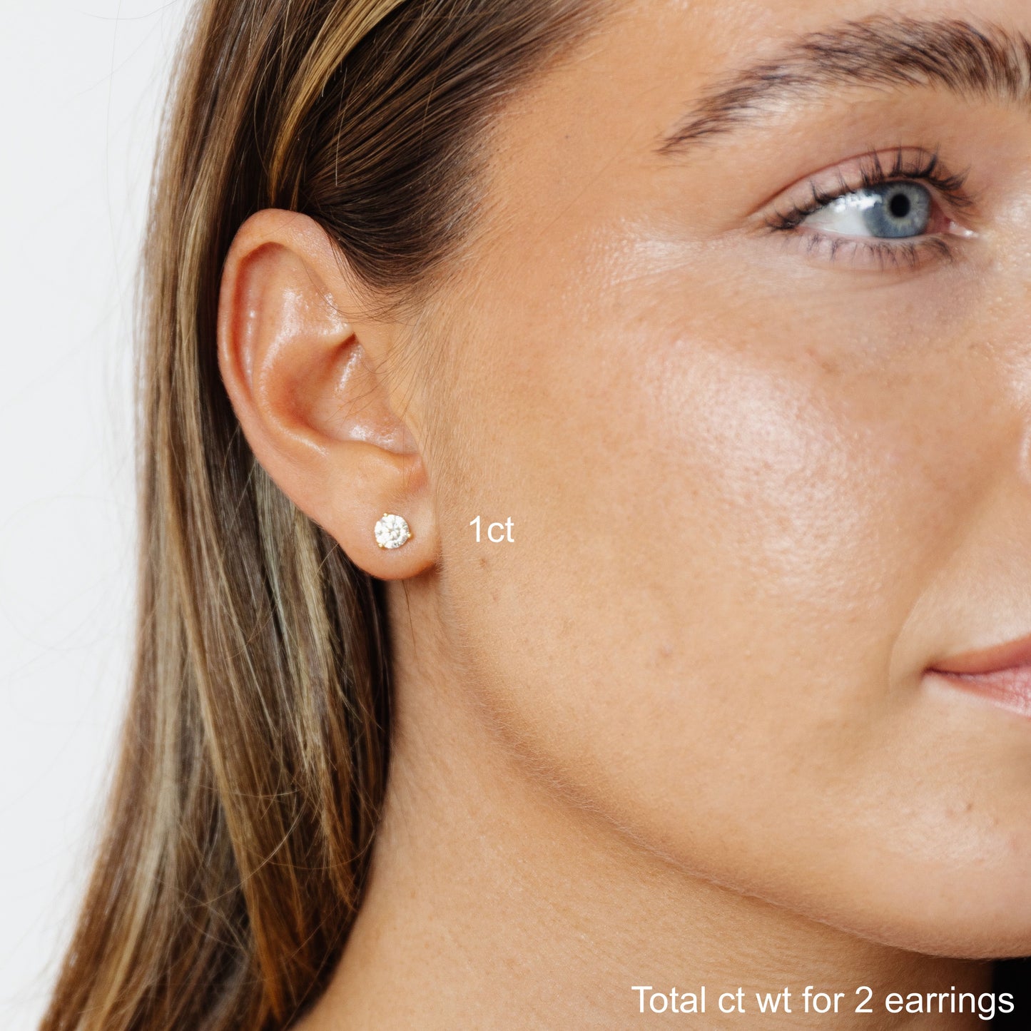 Diamond Martini Studs