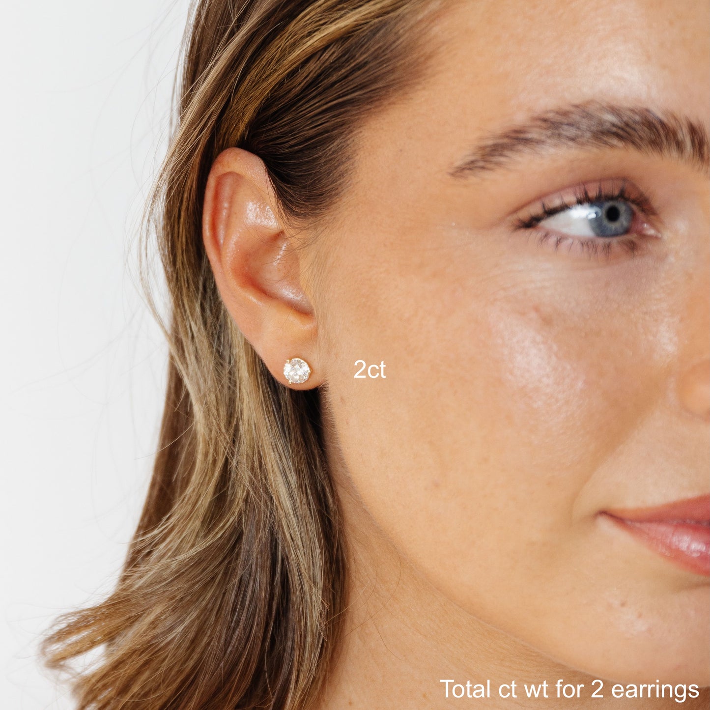 Diamond Martini Studs