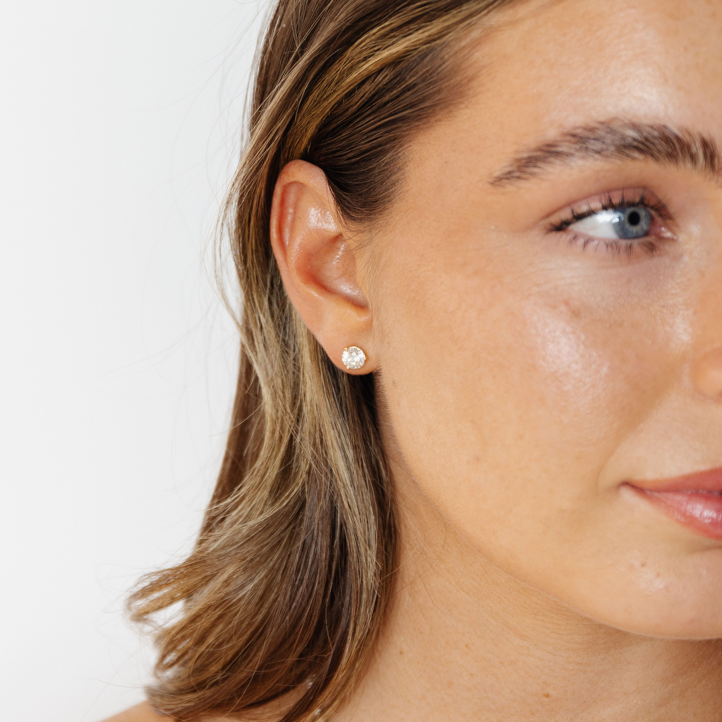 Diamond Martini Studs