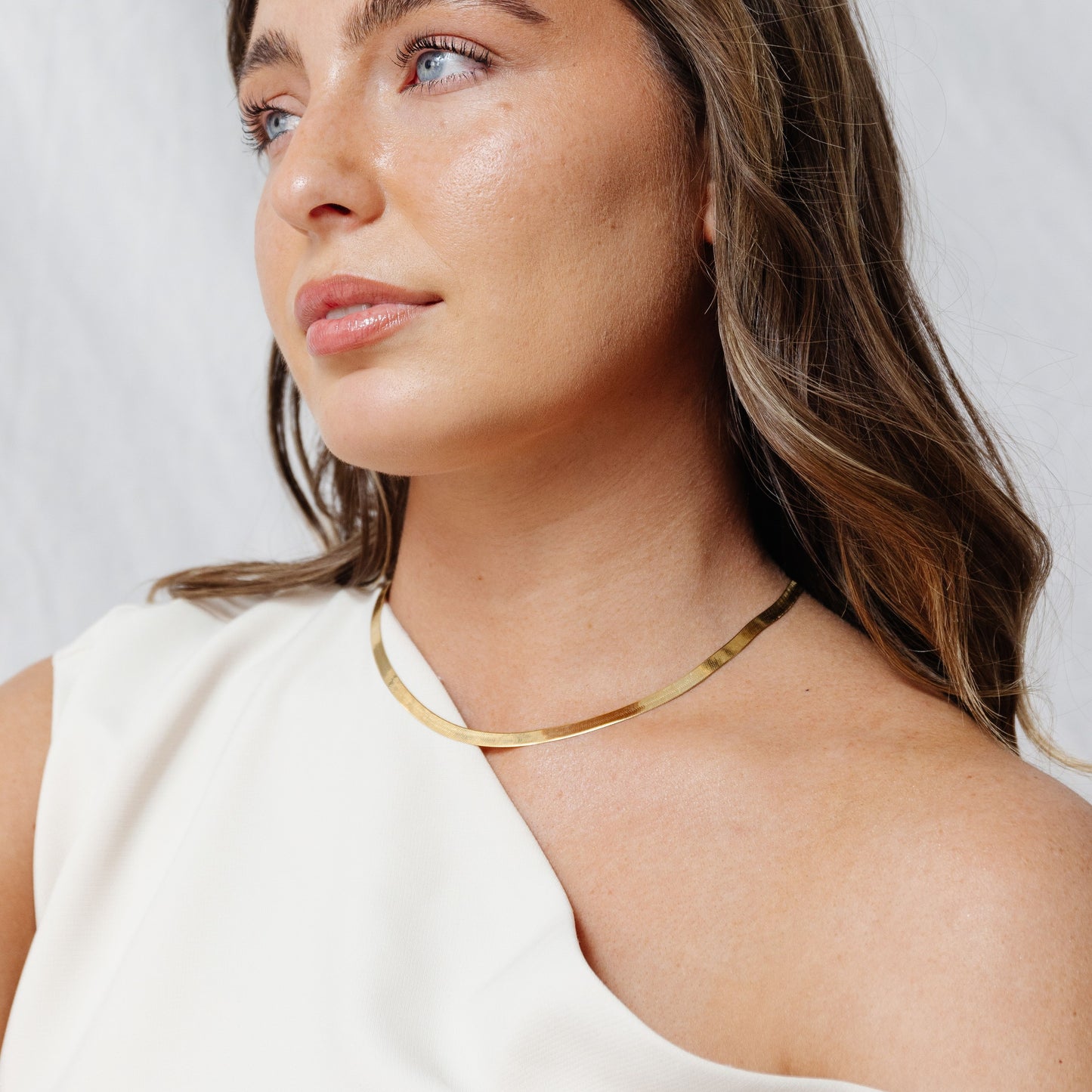 Flexible Herringbone Necklace