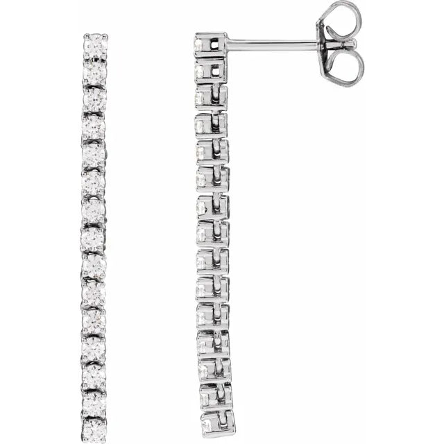 Diamond Drop Earrings