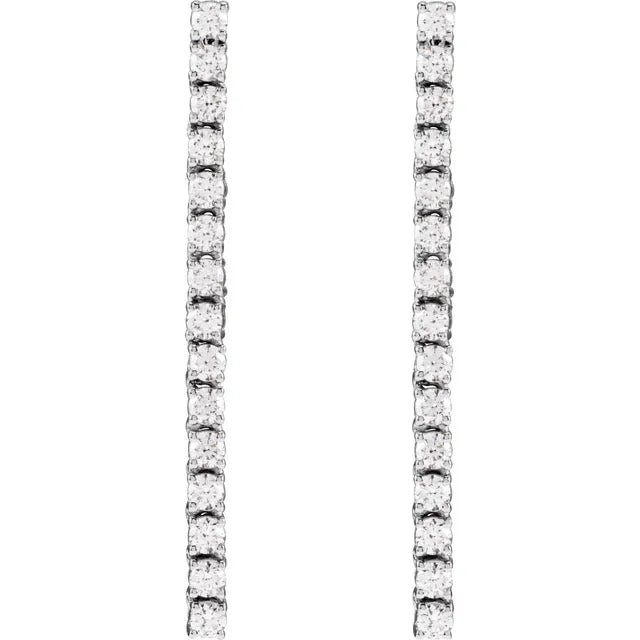 Diamond Drop Earrings