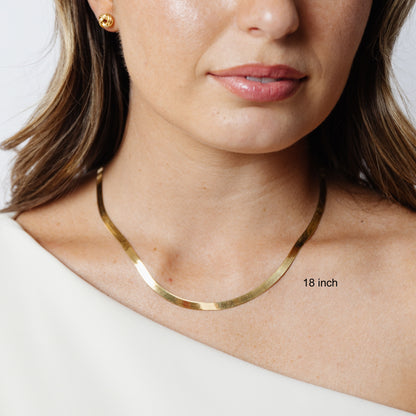 Flexible Herringbone Necklace