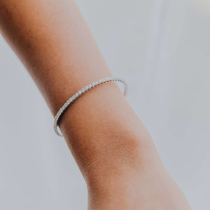 Flexible Diamond Bangle