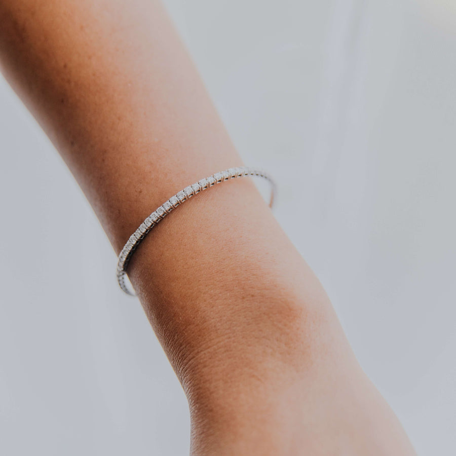Flexible Diamond Bangle
