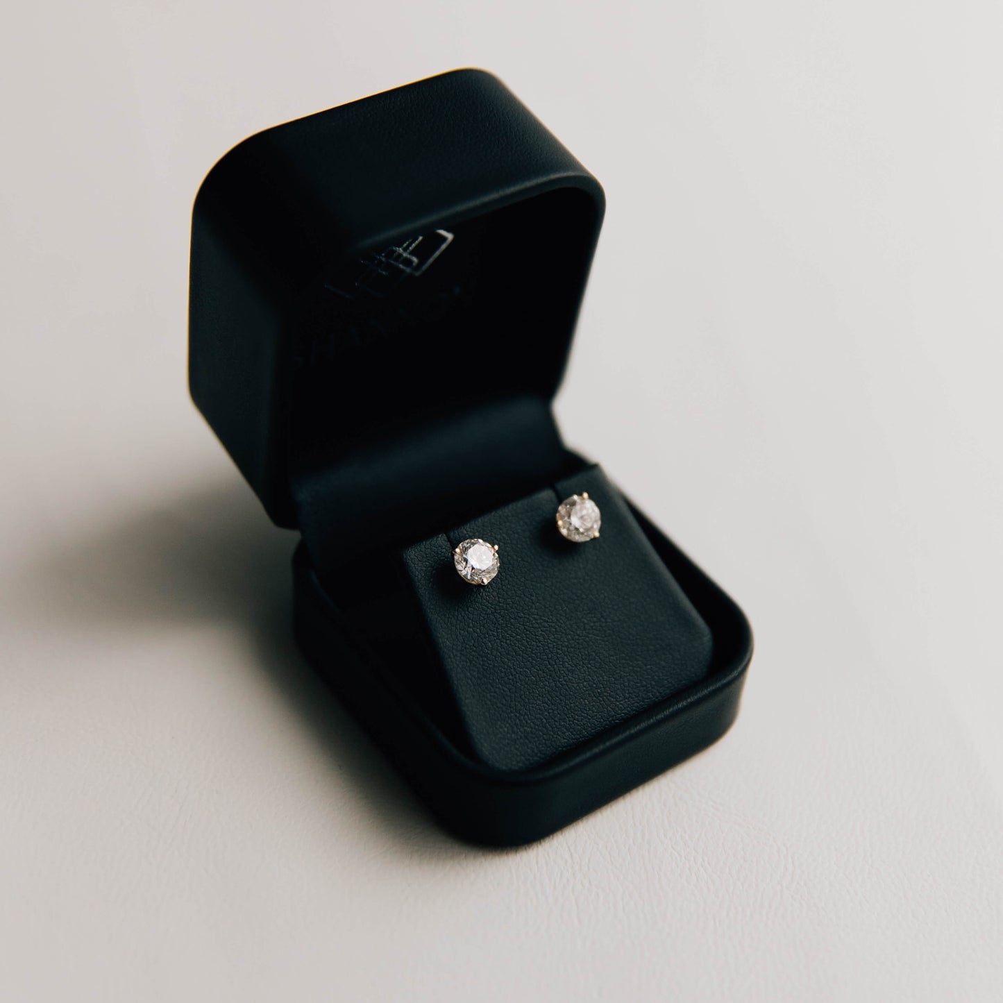 Diamond Martini Studs