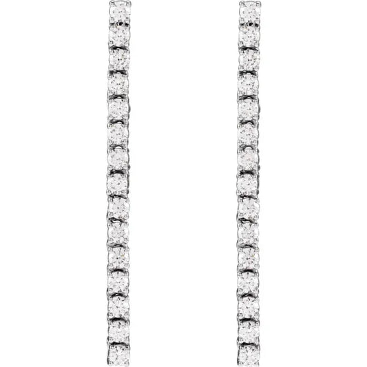 Diamond Drop Earrings