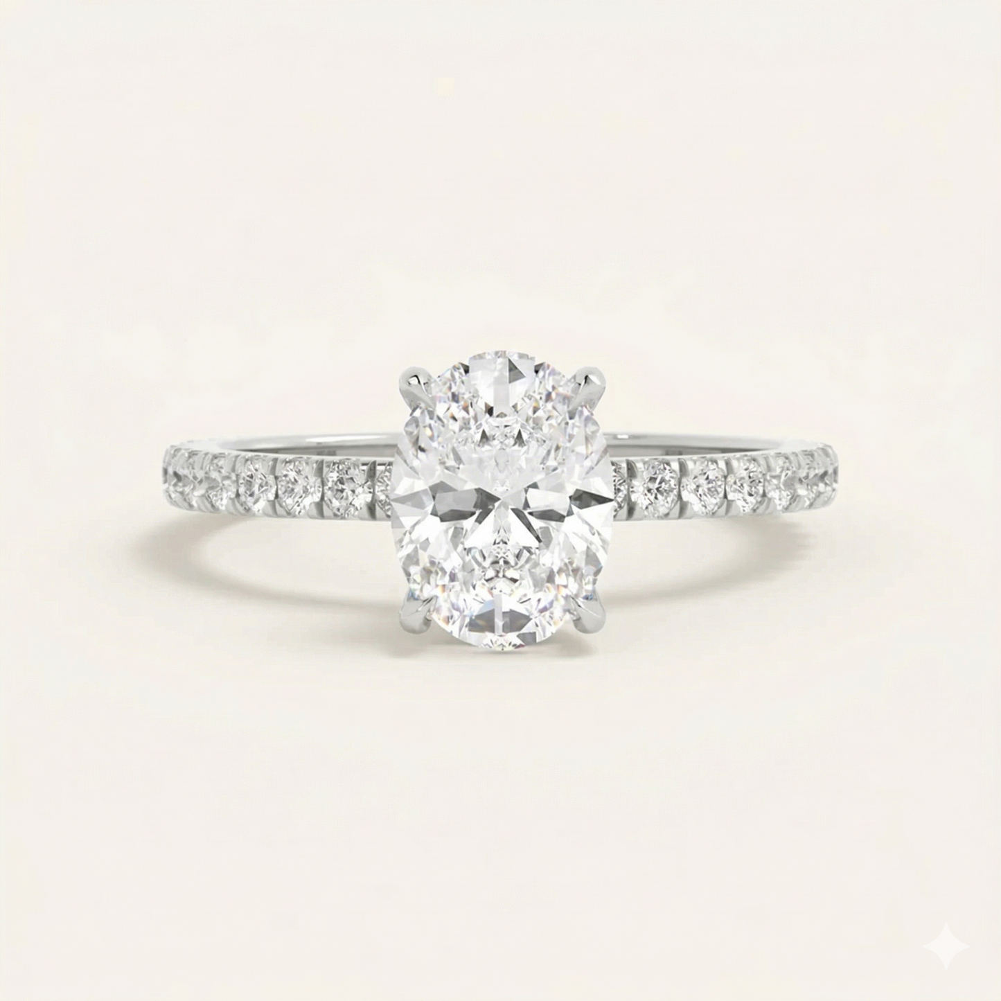 Gemma 1 Carat Moissanite Ring