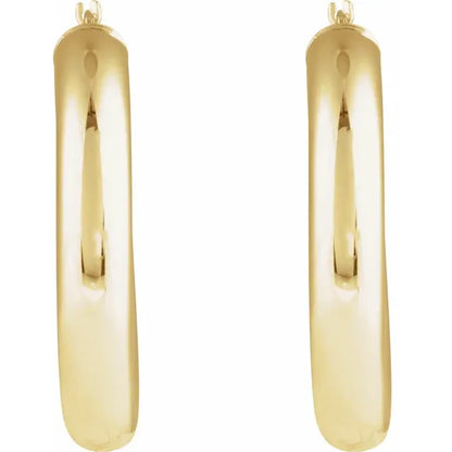 14K Gold Hoop Earrings
