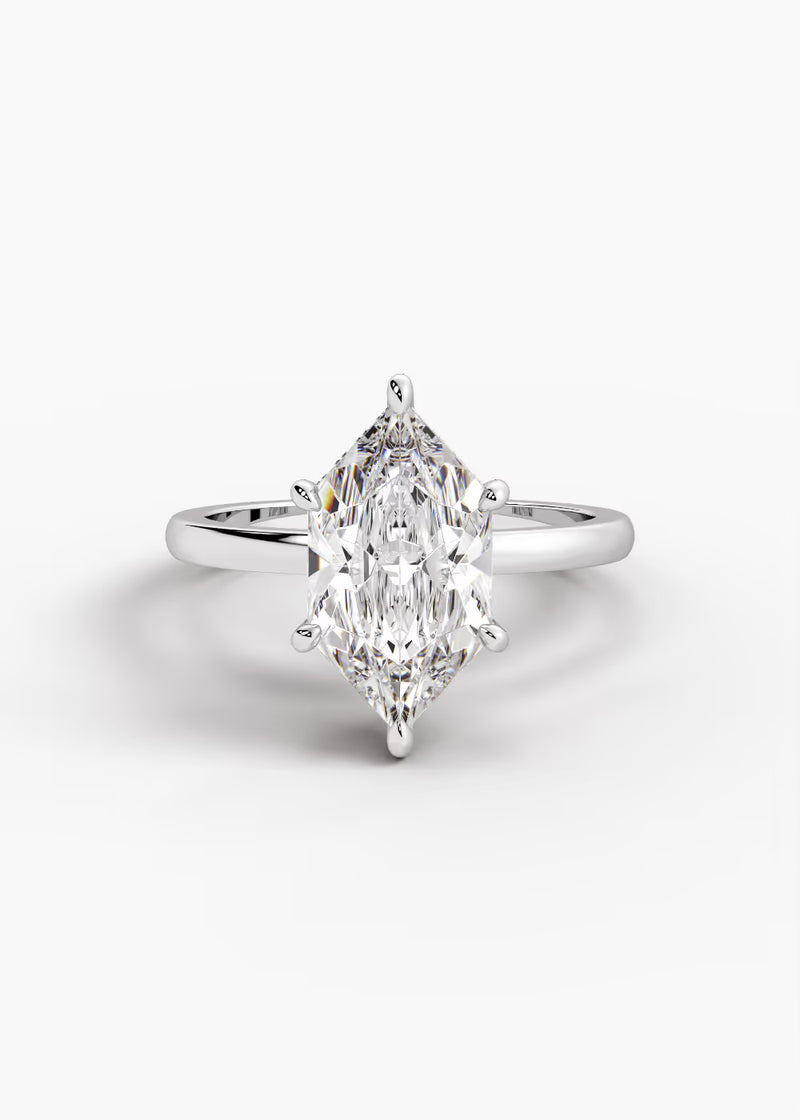 The Aura · Dutch Marquise Brilliant — WG