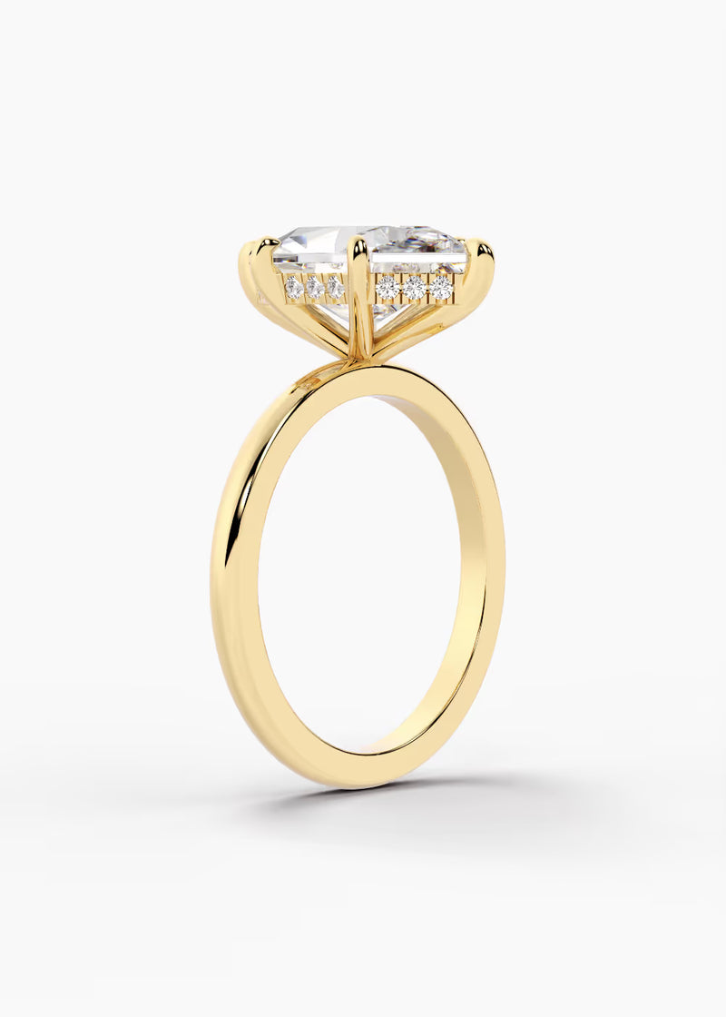 The Aura · Dutch Marquise Brilliant — YG detail