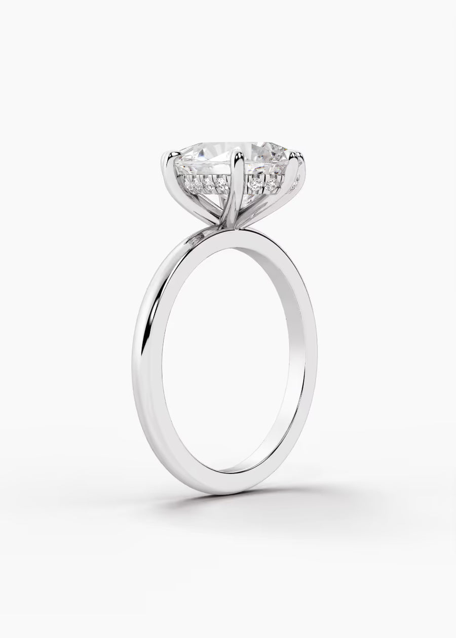 WG: The Aura · Pear — white gold view 2