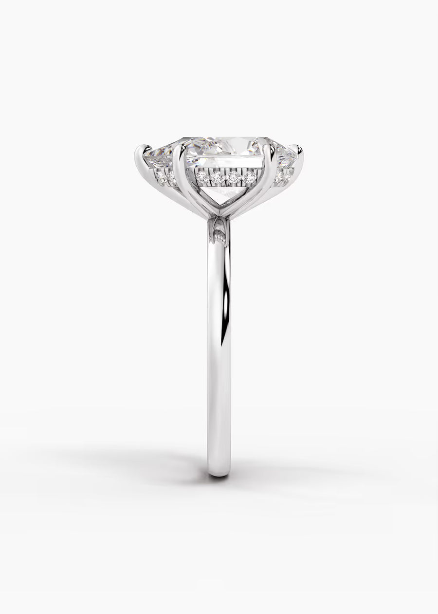 WG: The Aura · Pear — white gold view 3