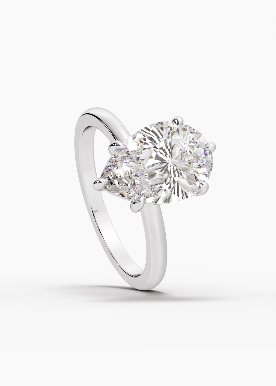 WG: The Aura · Pear — white gold view 4