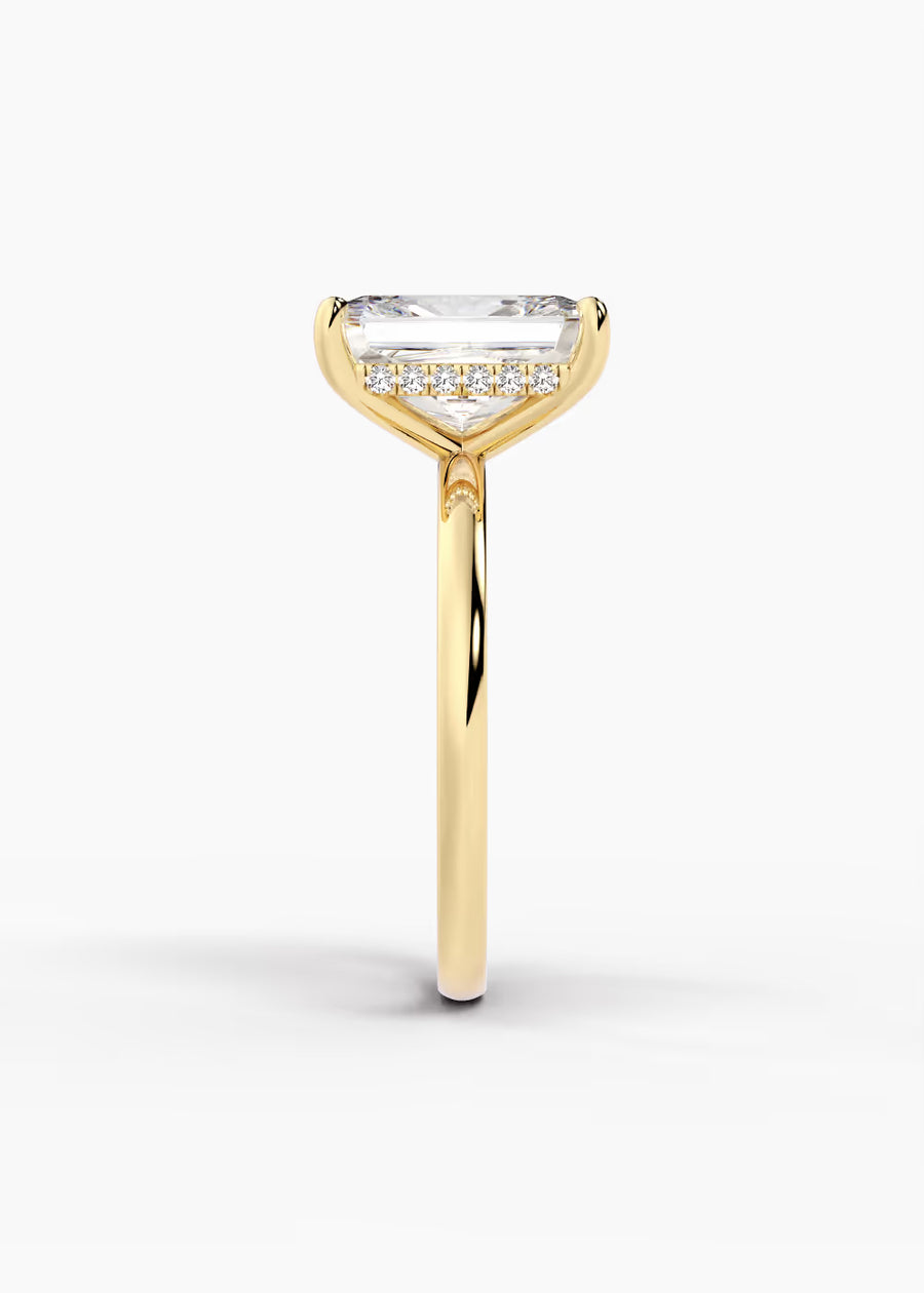 YG: The Aura · Radiant — yellow gold view 3