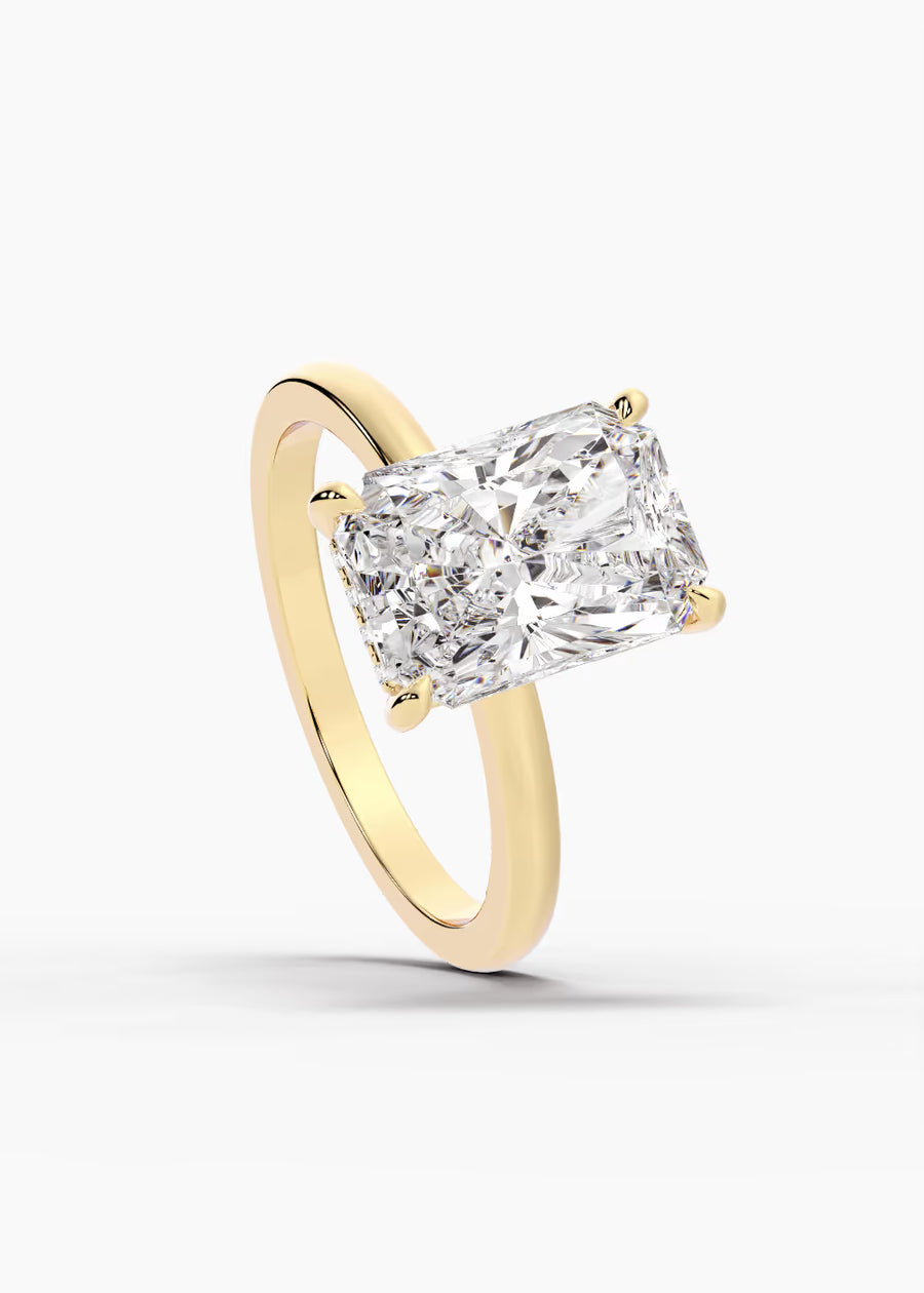 YG: The Aura · Radiant — yellow gold view 4
