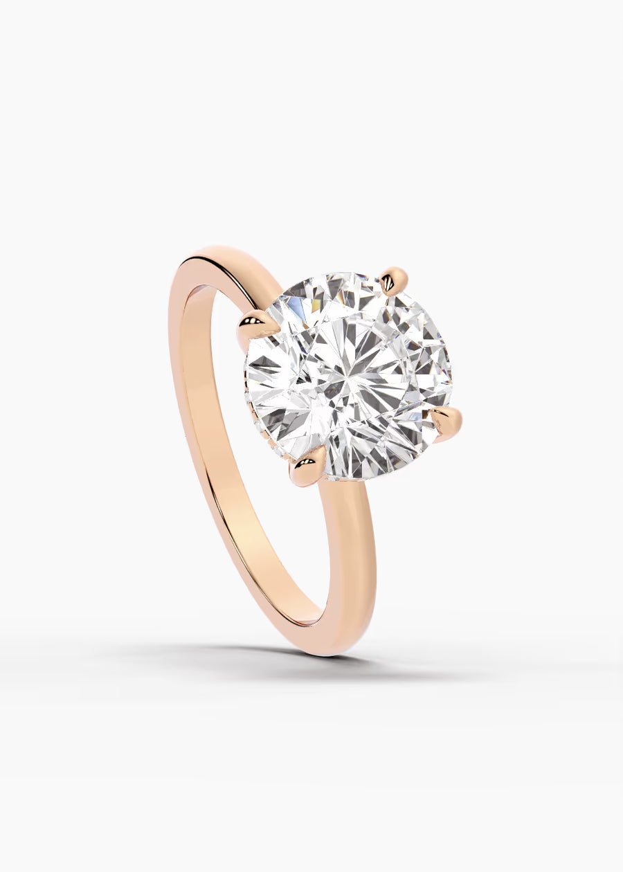 RG: The Aura · Round — rose gold view 4