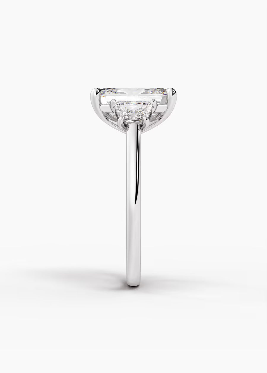 WG: The Axis · Radiant — white gold view 3