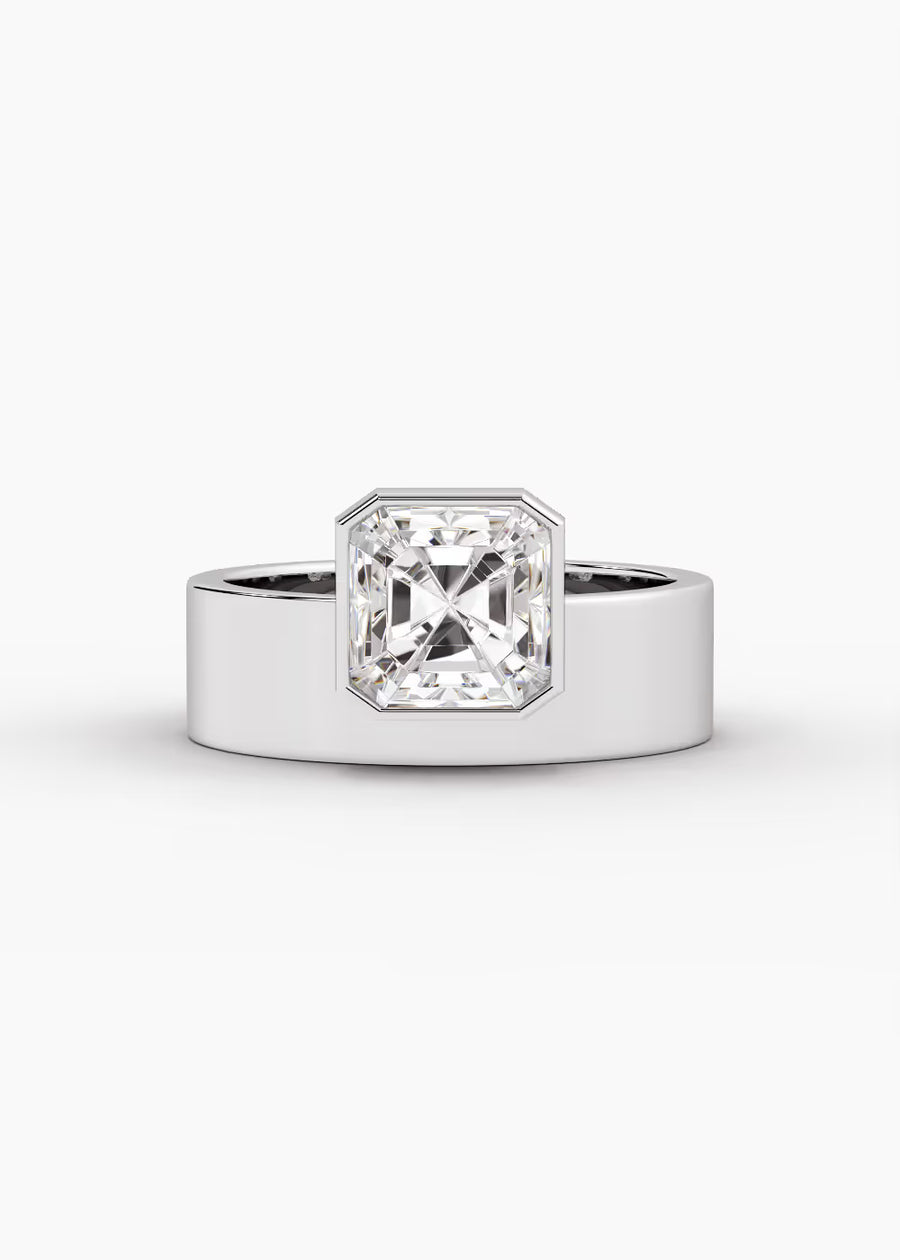 WG: The Drift · Asscher — white gold view 1