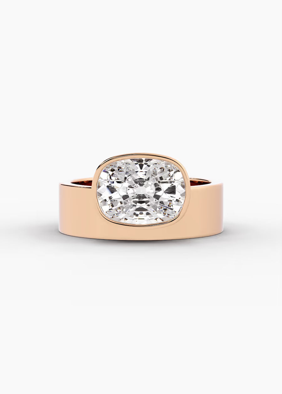 RG: The Drift · Elongated Cushion — rose gold view 1