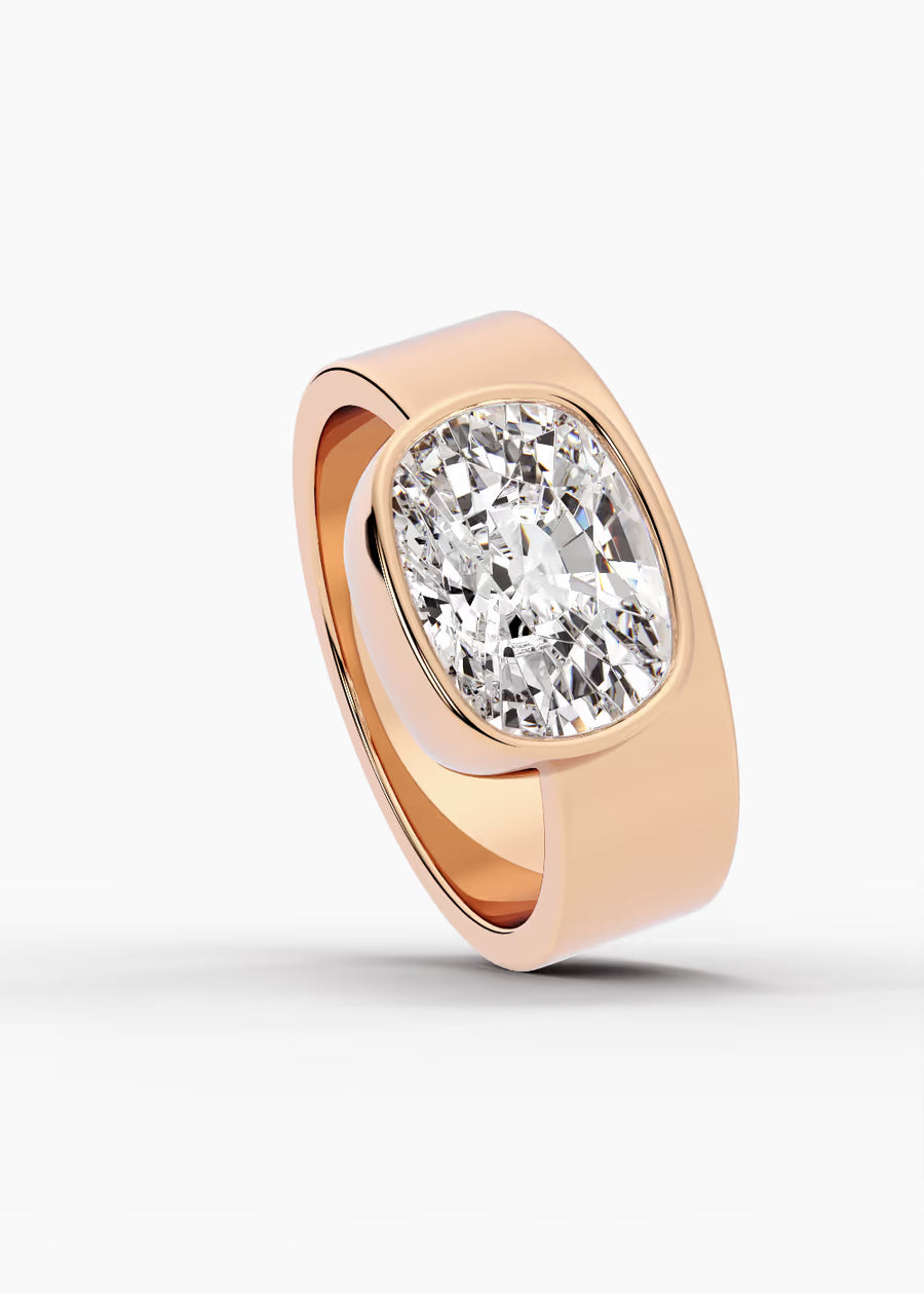 RG: The Drift · Elongated Cushion — rose gold view 4