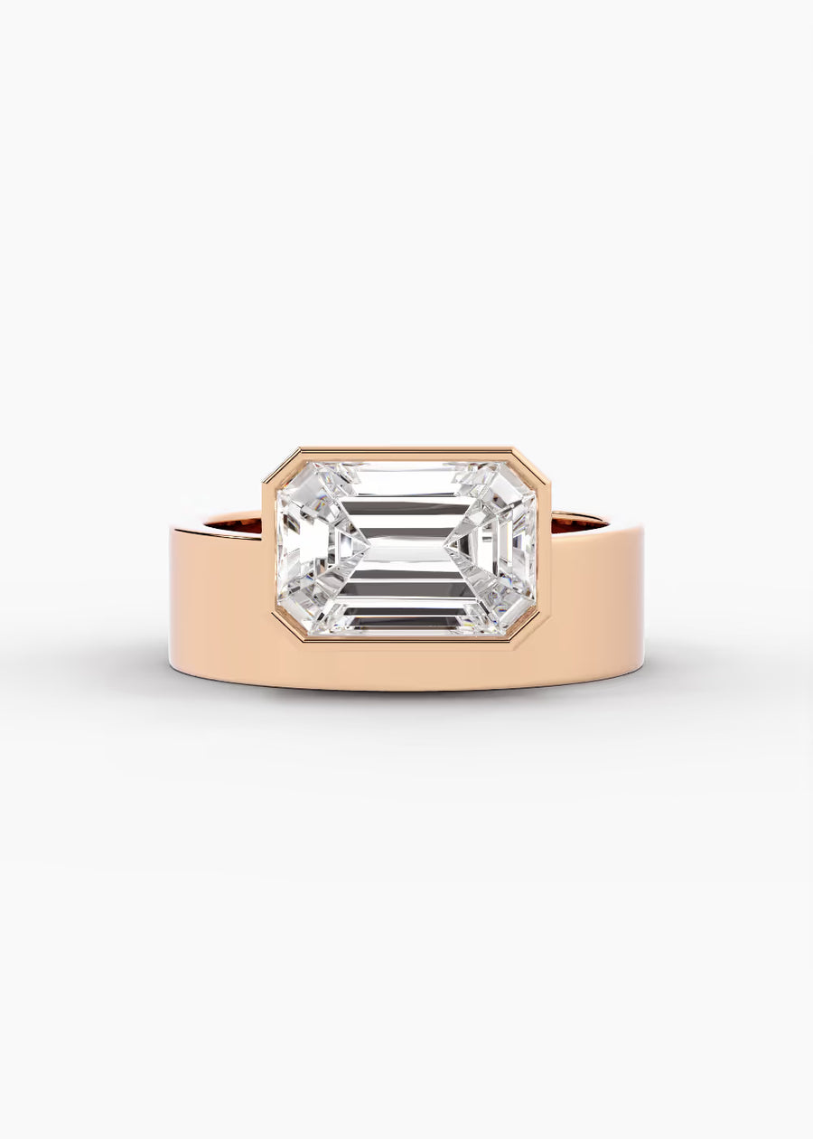 RG: The Drift · Emerald — rose gold view 1