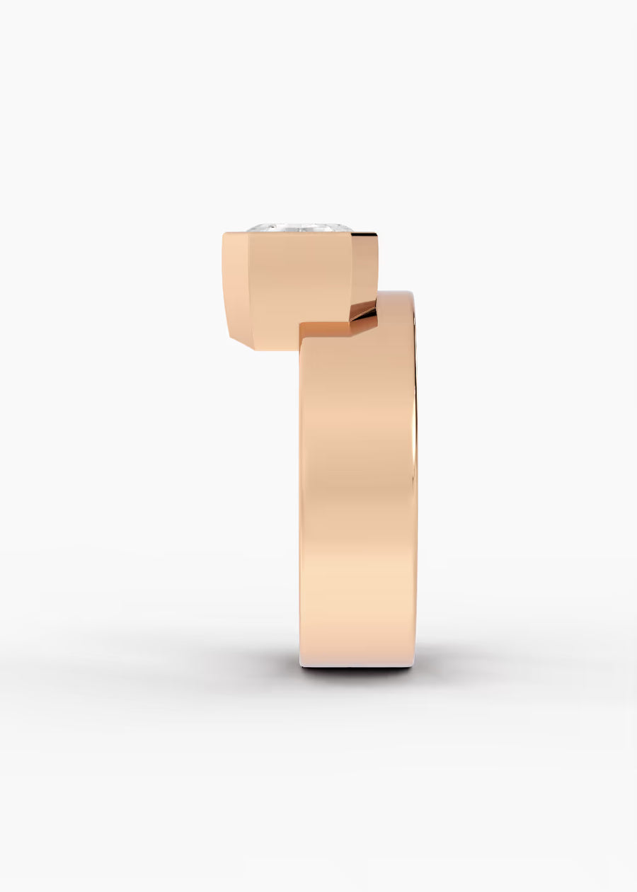 RG: The Drift · Emerald — rose gold view 3