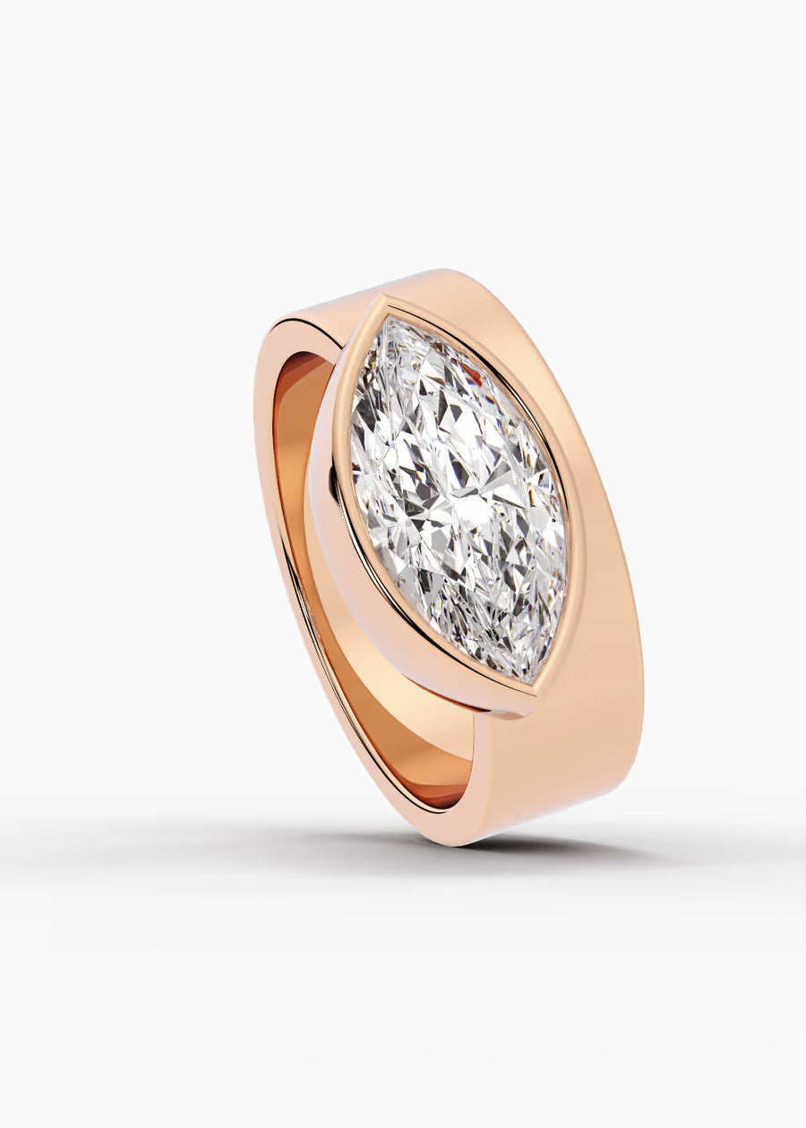 RG: The Drift · Marquise — rose gold view 4