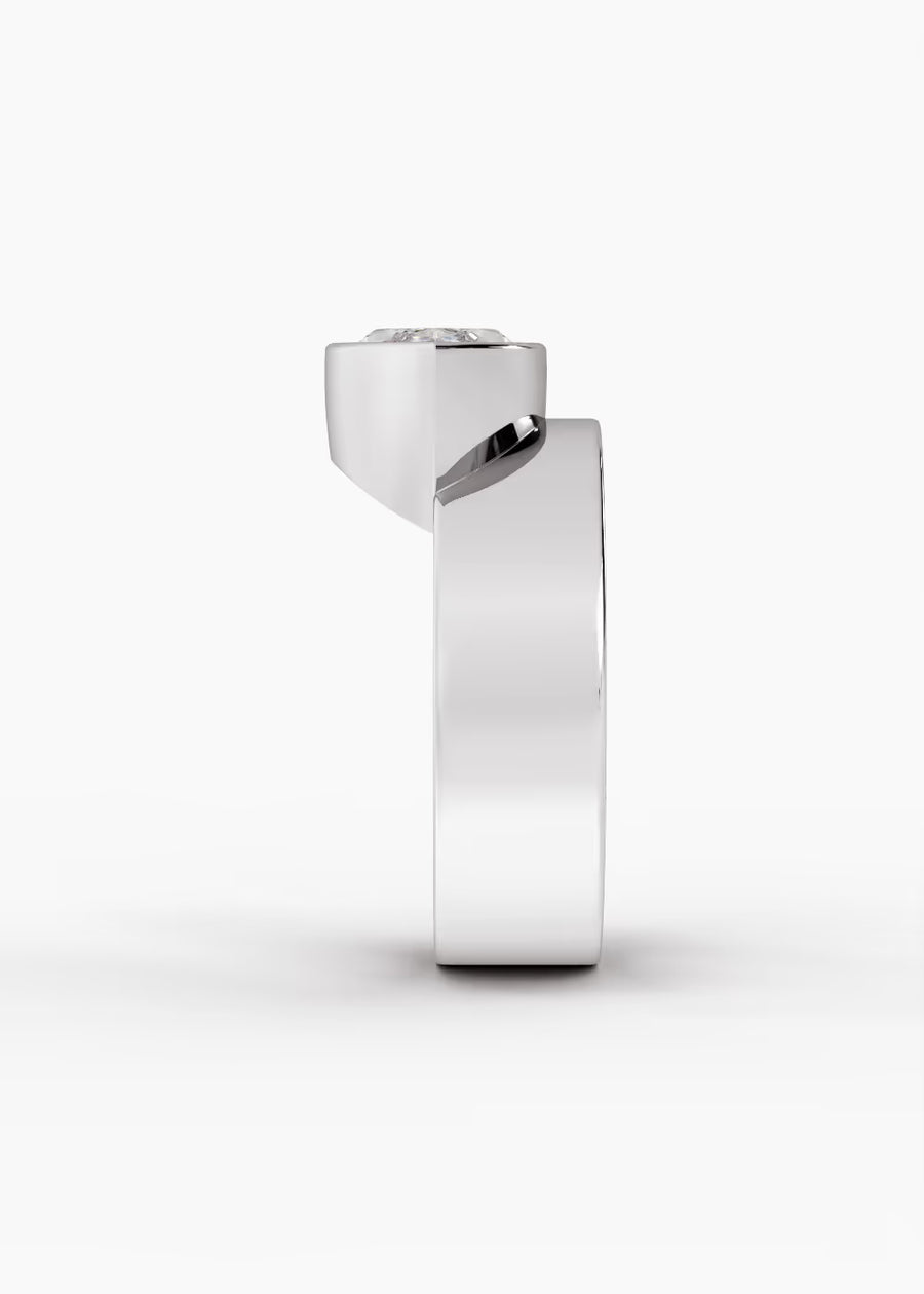 WG: The Drift · Marquise — white gold view 3
