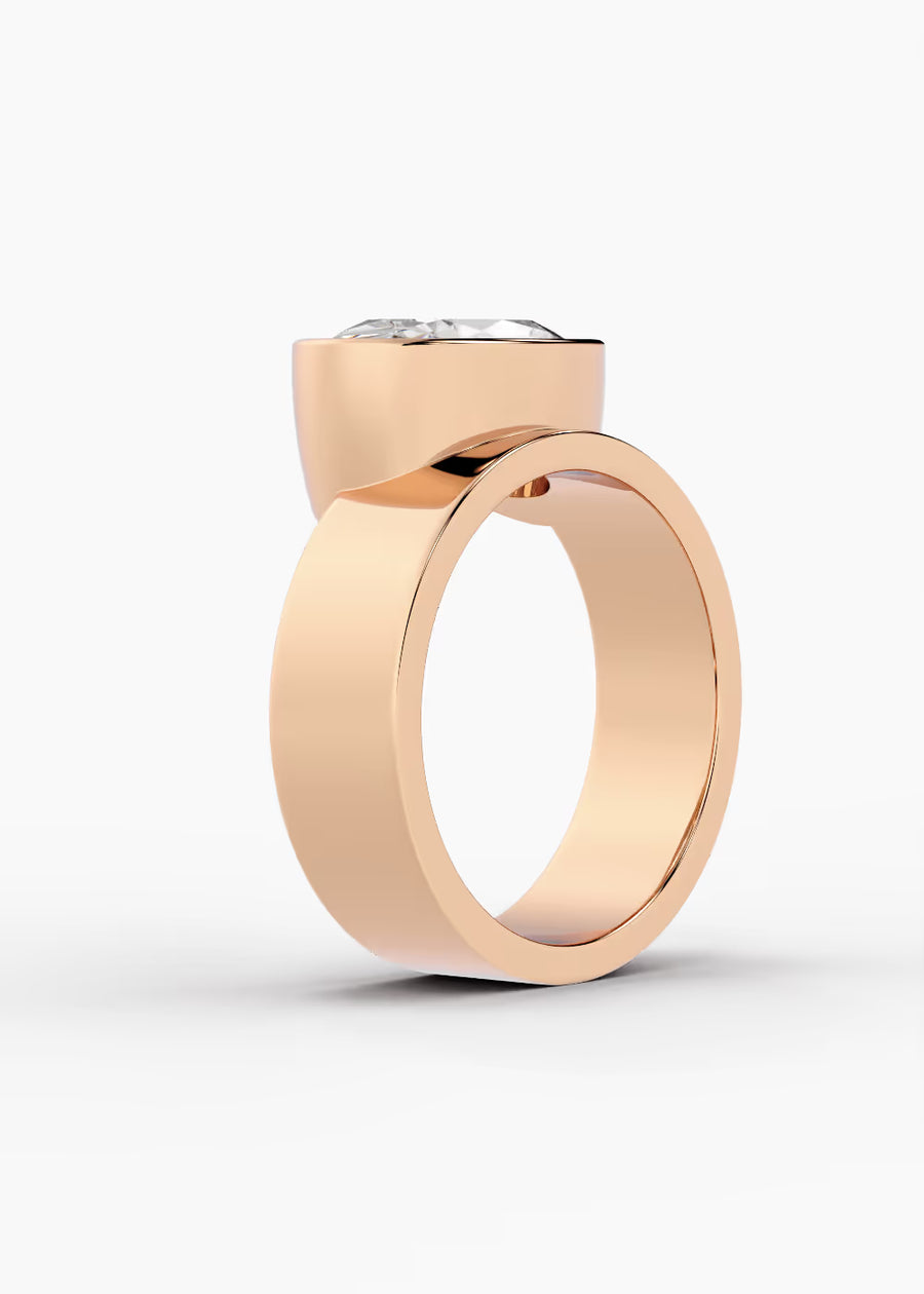RG: The Drift · Oval — rose gold view 2