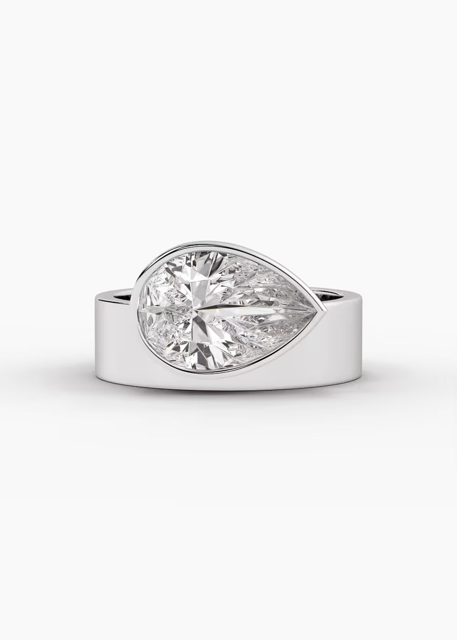WG: The Drift · Pear — white gold view 1