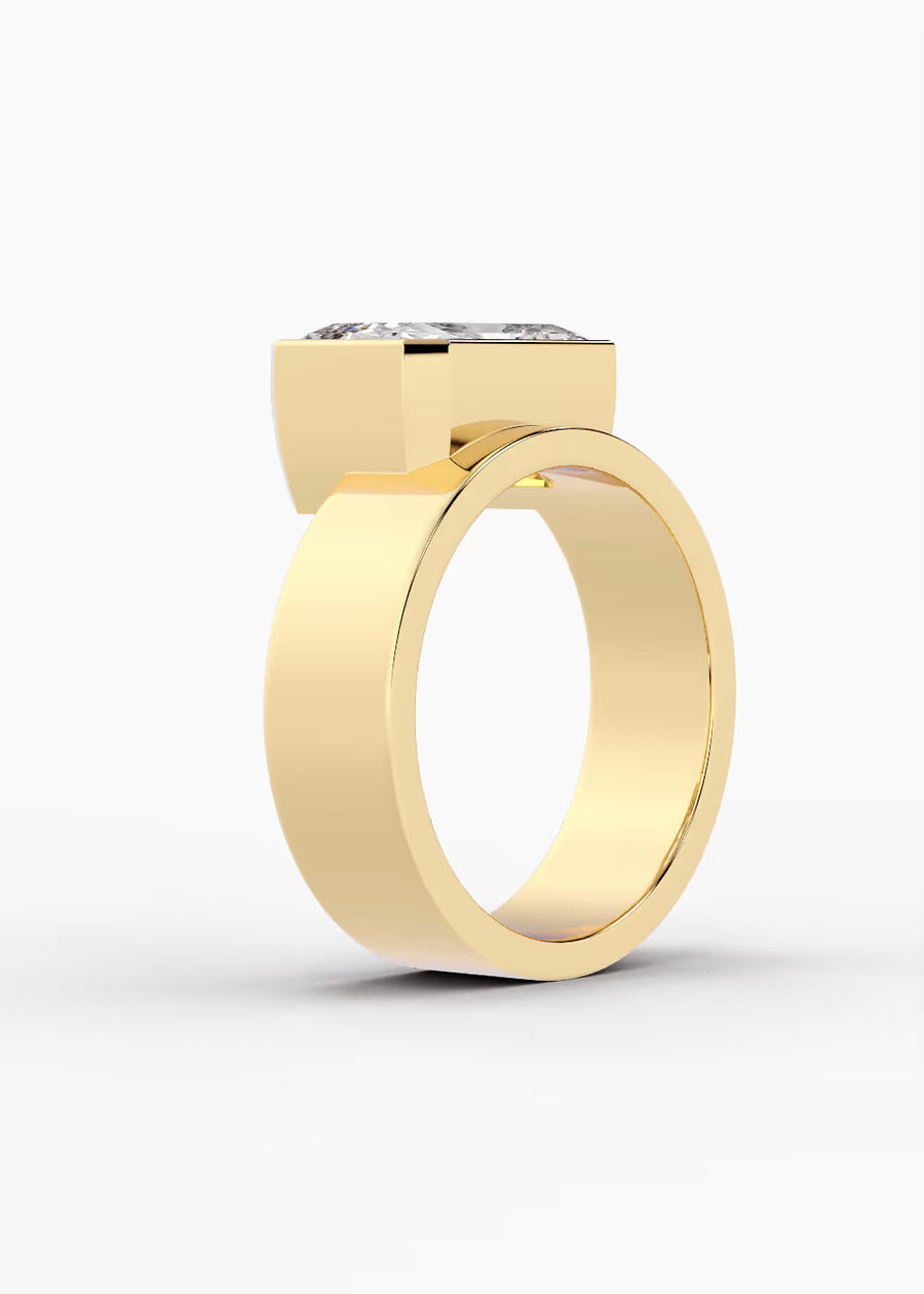 YG: The Drift · Radiant — yellow gold view 2