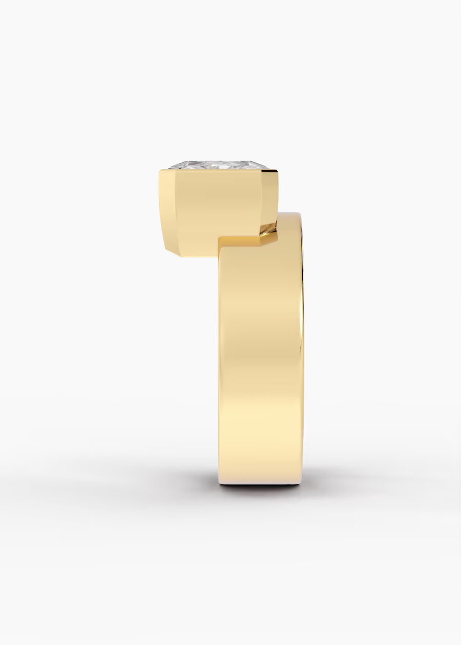 YG: The Drift · Radiant — yellow gold view 3