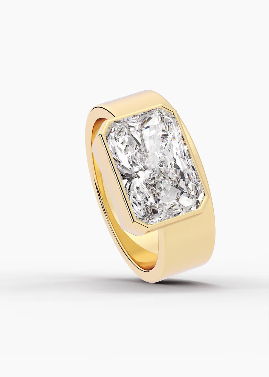 YG: The Drift · Radiant — yellow gold view 4