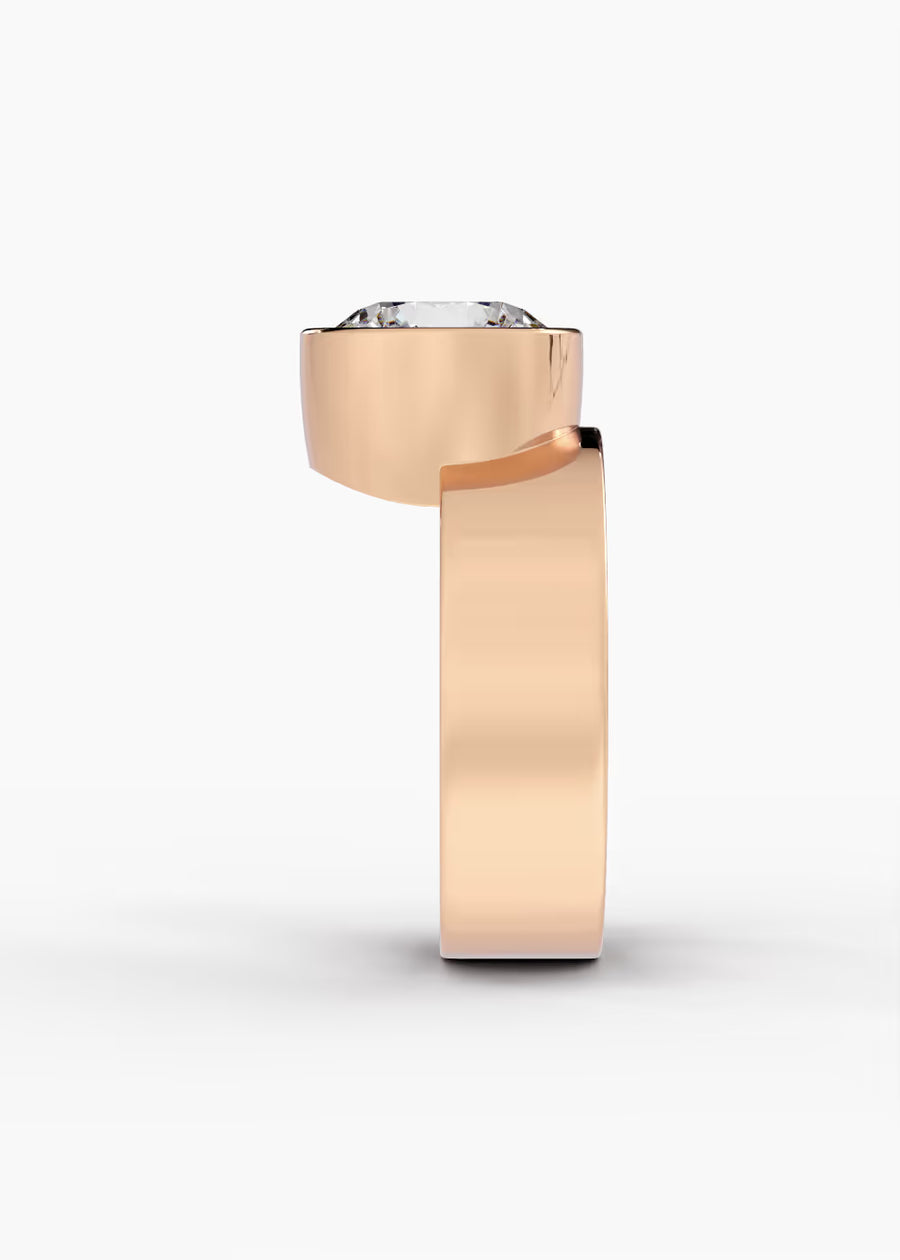 RG: The Drift · Round — rose gold view 3