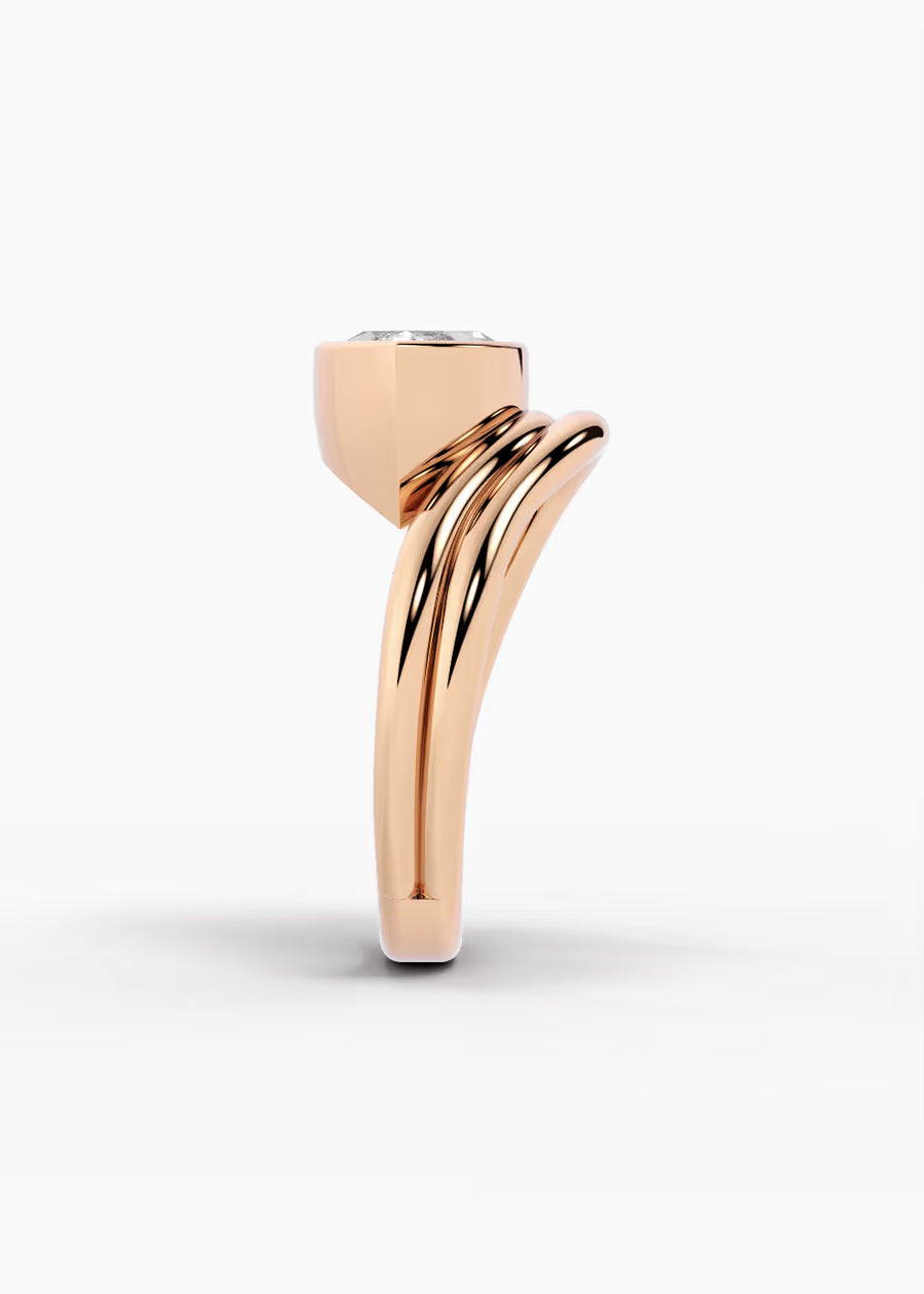 RG: The Dune · Marquise — rose gold view 3