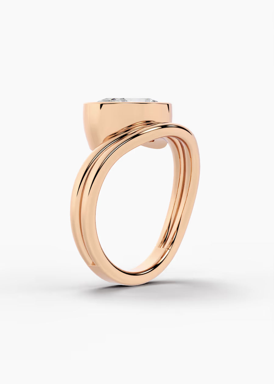 RG: The Dune · Oval — rose gold view 2