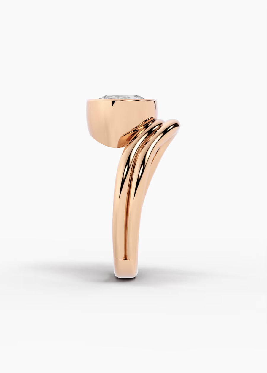 RG: The Dune · Oval — rose gold view 3
