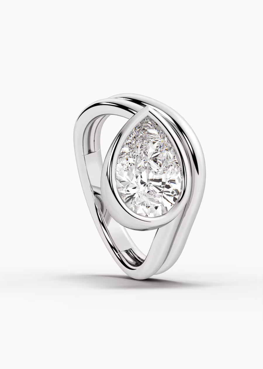 WG: The Dune · Pear — white gold view 4