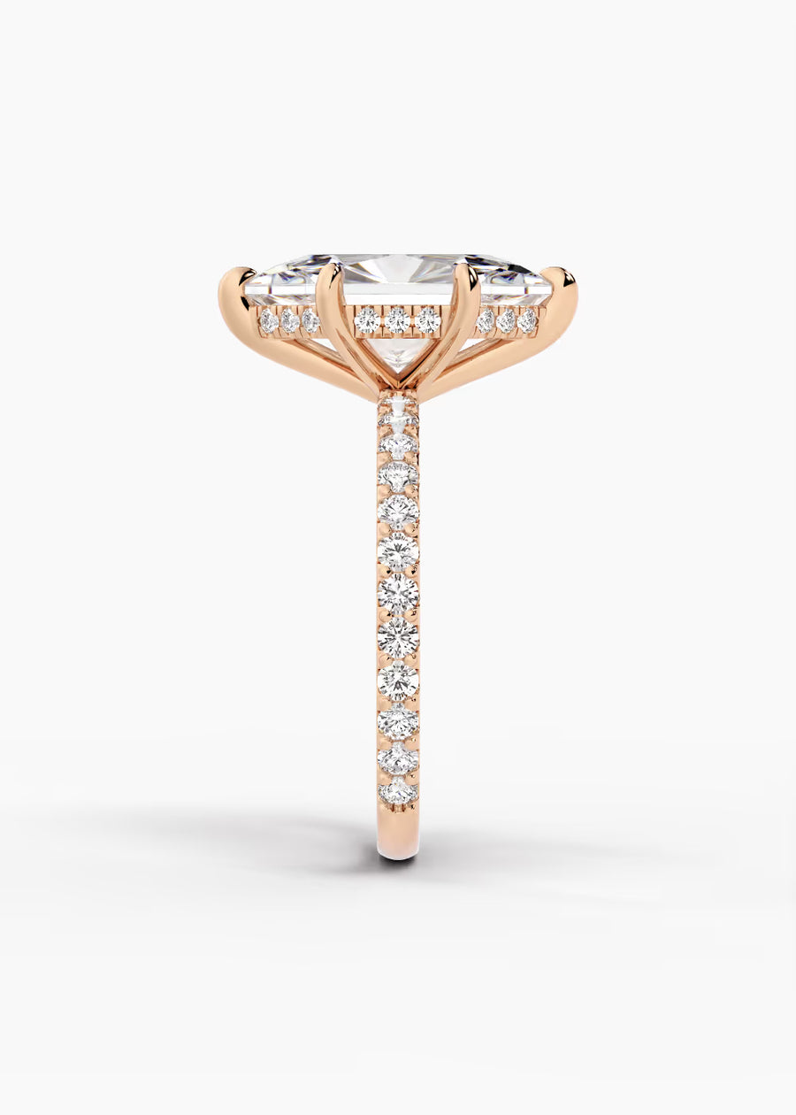 RG: The Ever · Dutch Marquise Brilliant — rose gold view 3