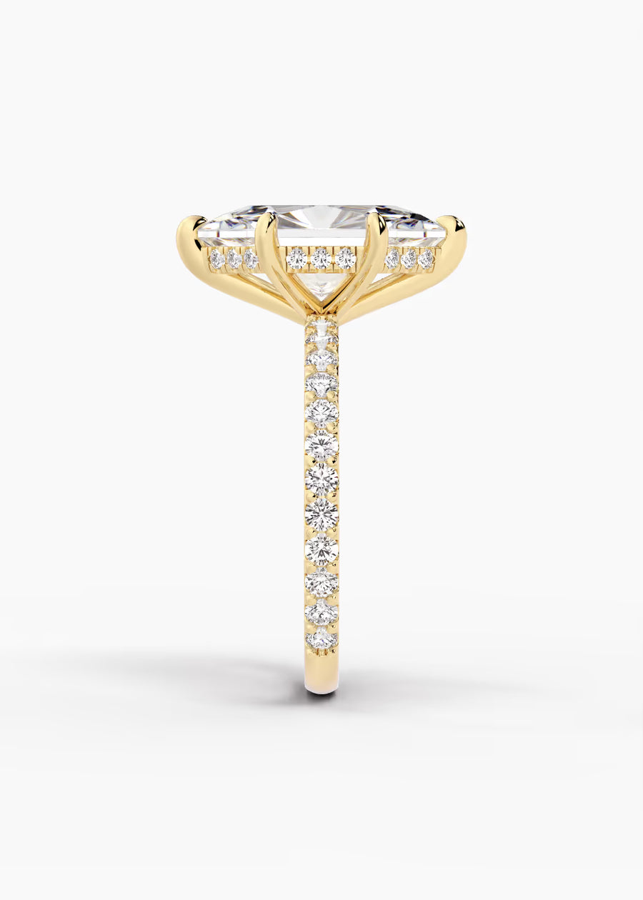 YG: The Ever · Dutch Marquise Brilliant — yellow gold view 3