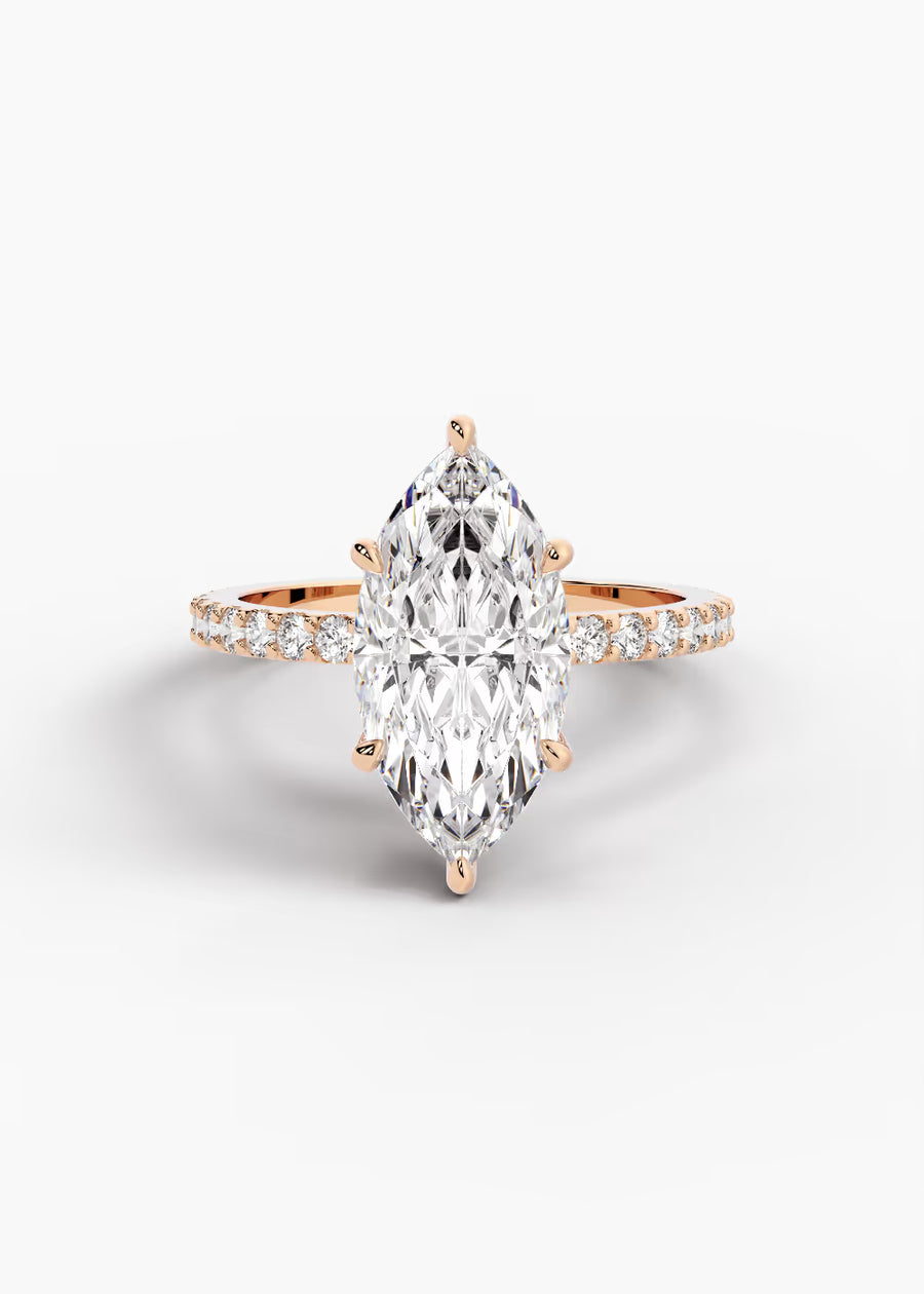 RG: The Ever · Marquise — rose gold view 1