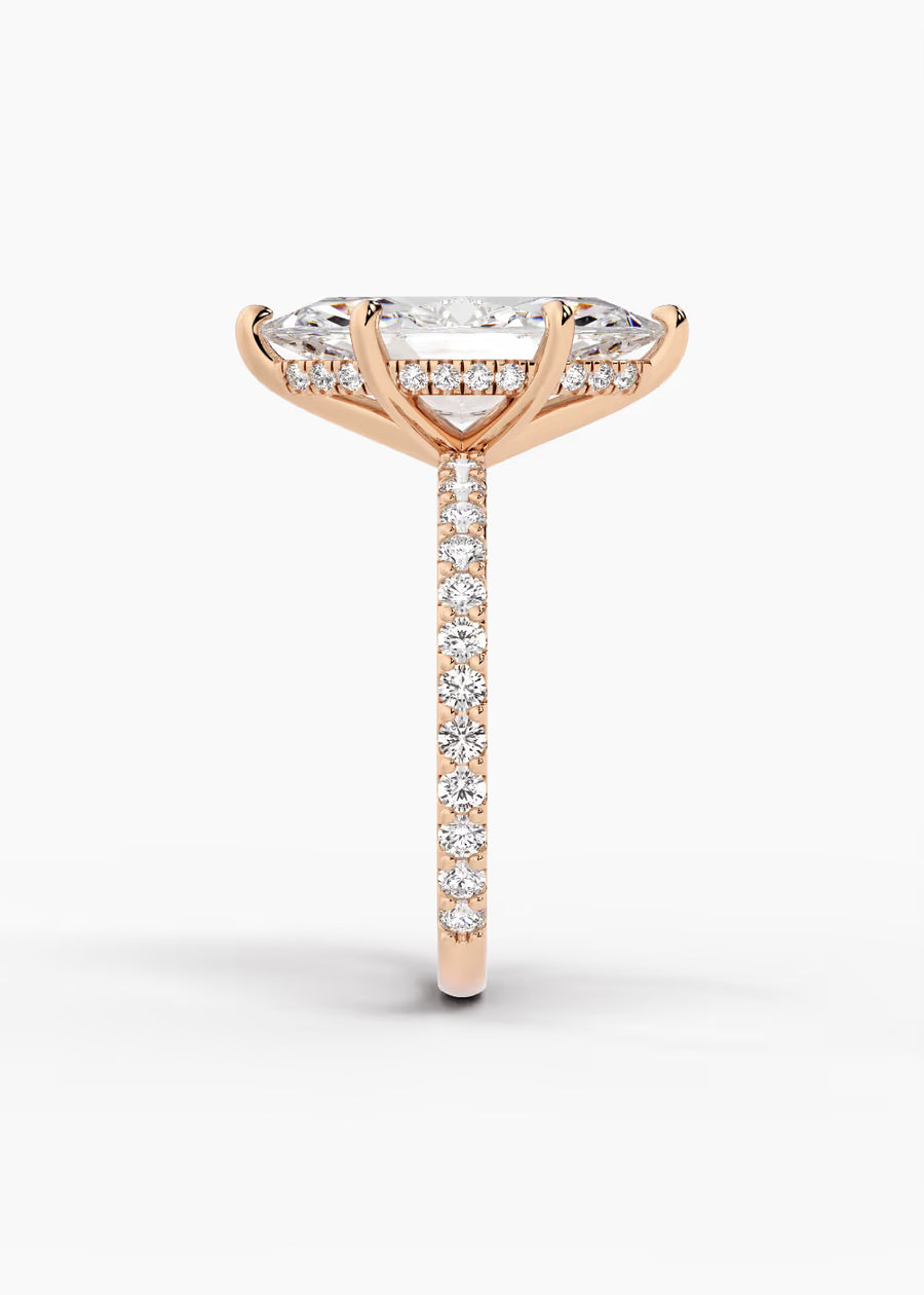 RG: The Ever · Marquise — rose gold view 3