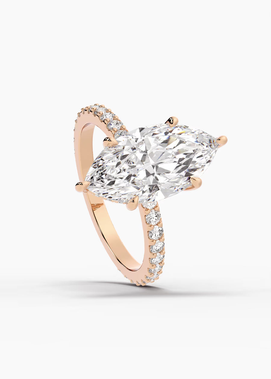 RG: The Ever · Marquise — rose gold view 4