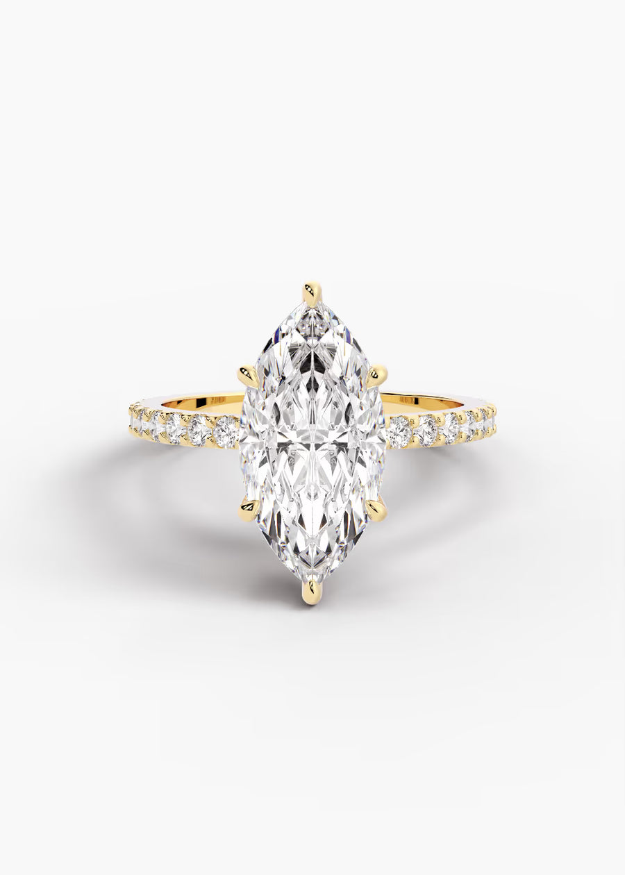 YG: The Ever · Marquise — yellow gold view 1