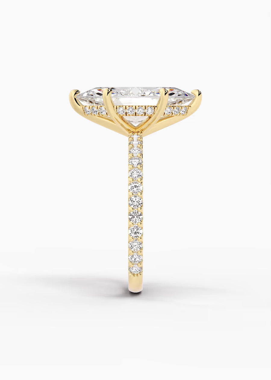 YG: The Ever · Marquise — yellow gold view 3