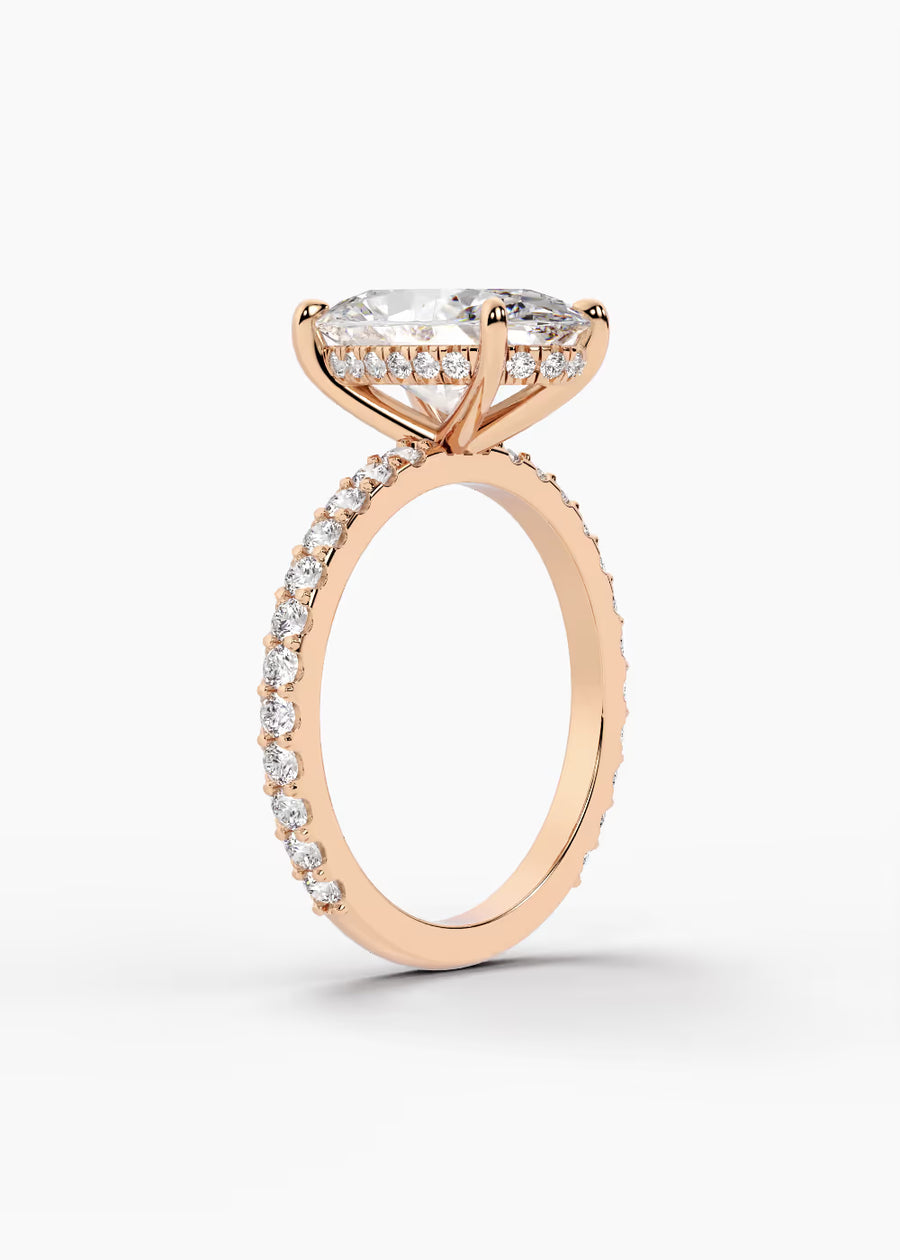 RG: The Ever · Oval — rose gold view 2
