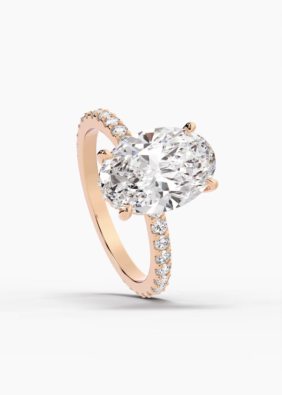 RG: The Ever · Oval — rose gold view 4
