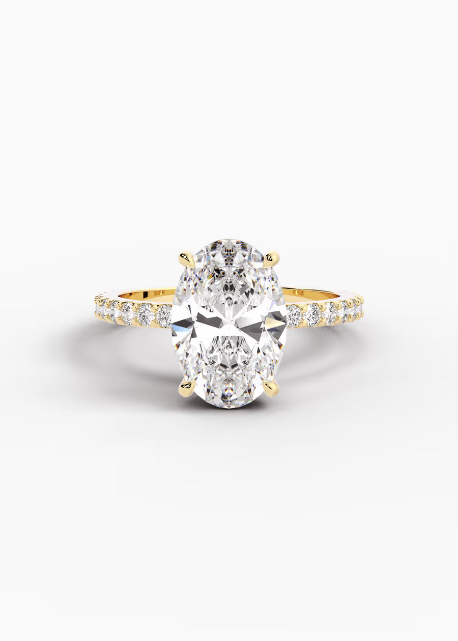 YG: The Ever · Oval — yellow gold view 1