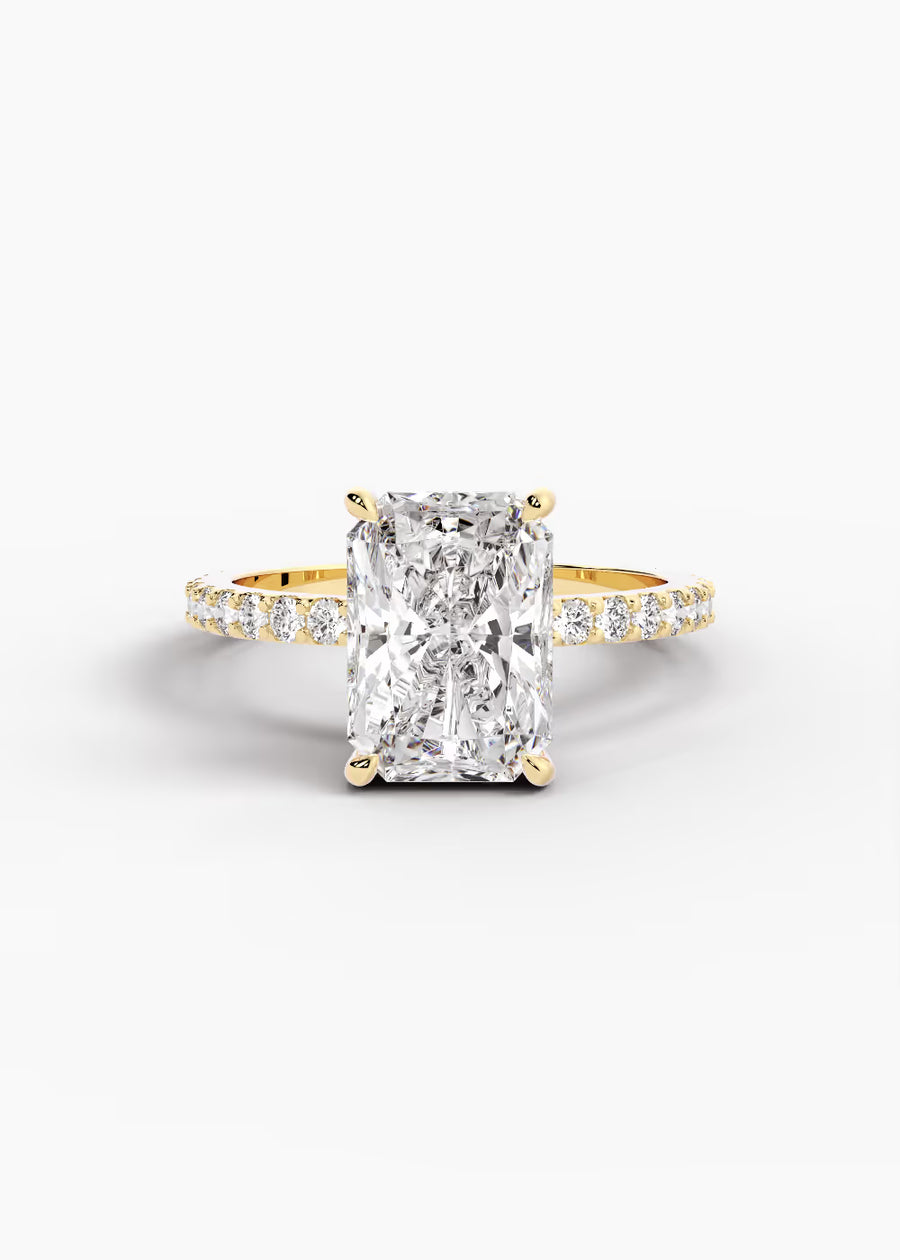 YG: The Ever · Radiant — yellow gold view 1